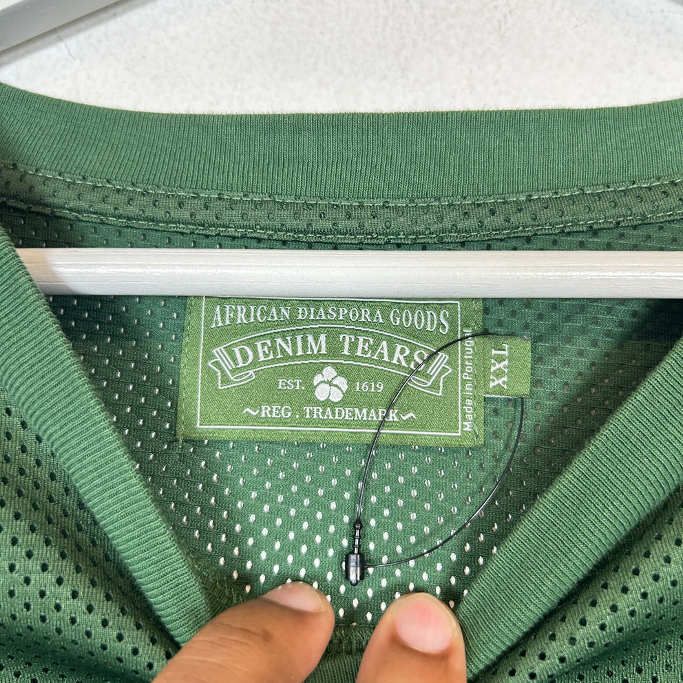 Denim Tears Green ADG Mesh Jersey Size XXL