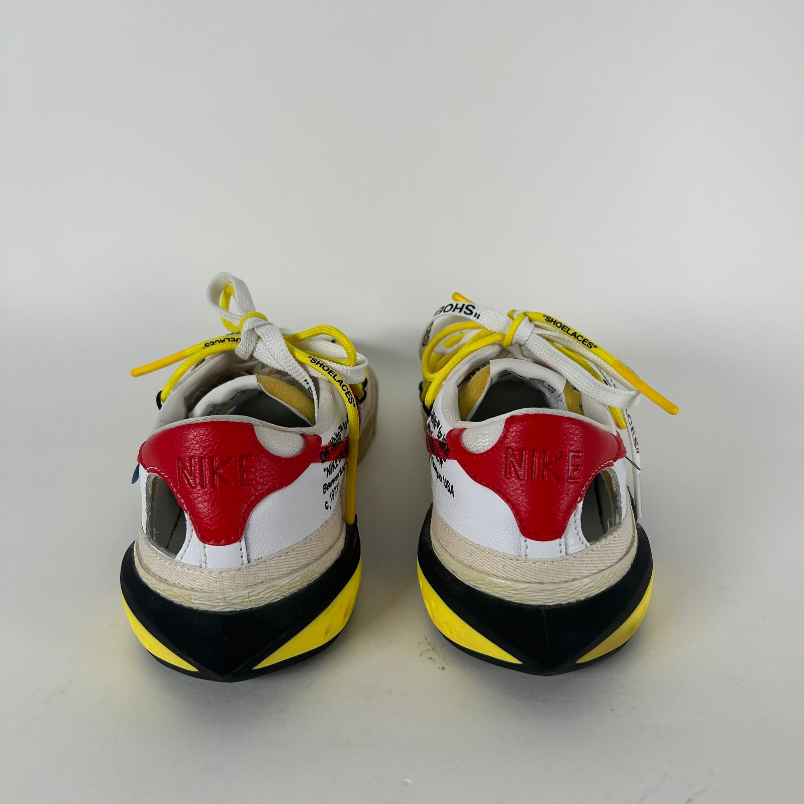Off-White x Nike Blazer 'University Red' Low-Top Sneaker Size 10.5
