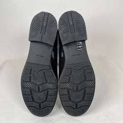 Prada Black Triangle Logo Rainboots Size 41