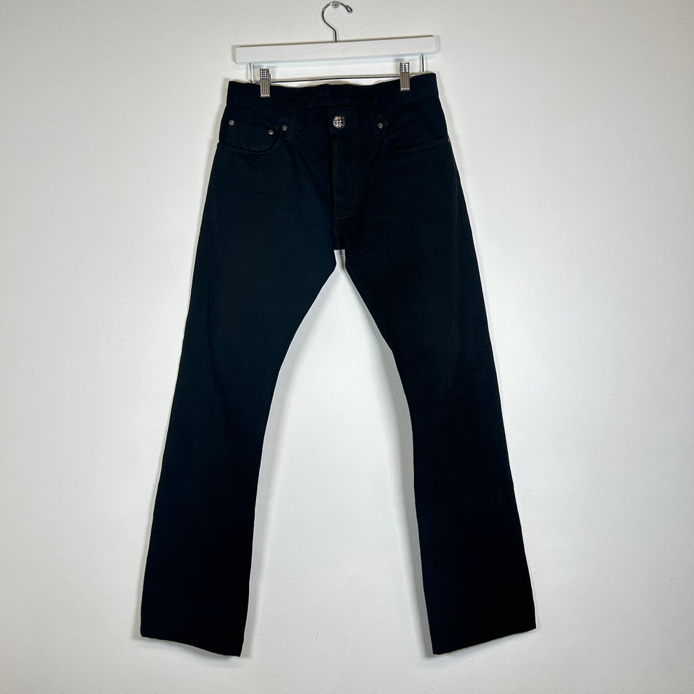 Chrome Hearts Black Raw Denim Jeans Size 30