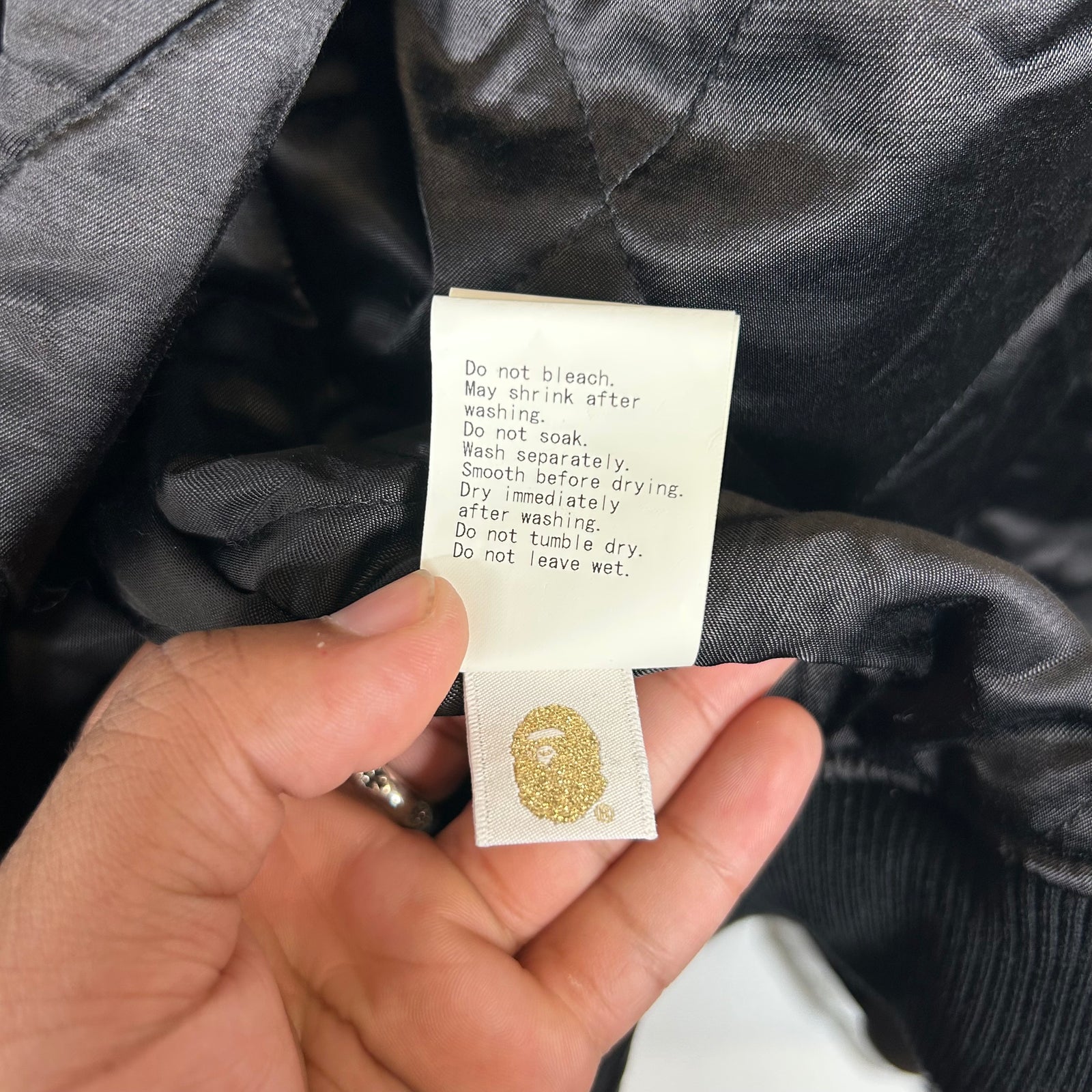 Bape x Mastermind Black Souvenir Jacket Size XXL