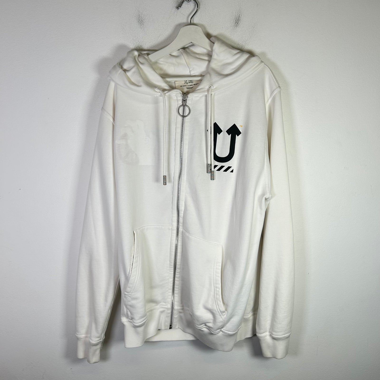 (DRY CLEANERS) Off-White x Undercover Skeleton Reverse Zip-Up Hoodie
