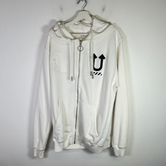 Off-White x Undercover Skeleton Reverse Zip-Up Hoodie
