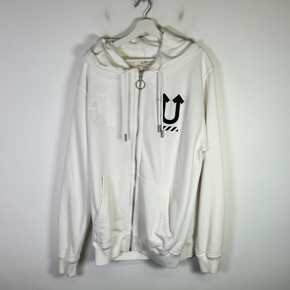 (DRY CLEANERS) Off-White x Undercover Skeleton Reverse Zip-Up Hoodie
