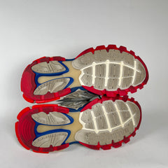 Balenciaga Red/Blue Track 2 Sneakers Size 44