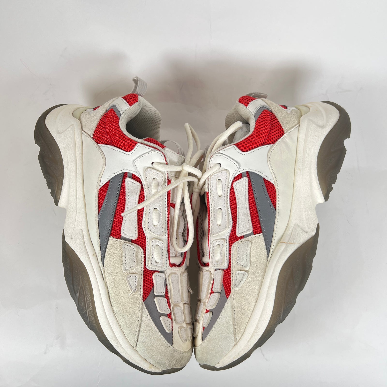 Amiri Grey/Red Bone Runner Size 42
