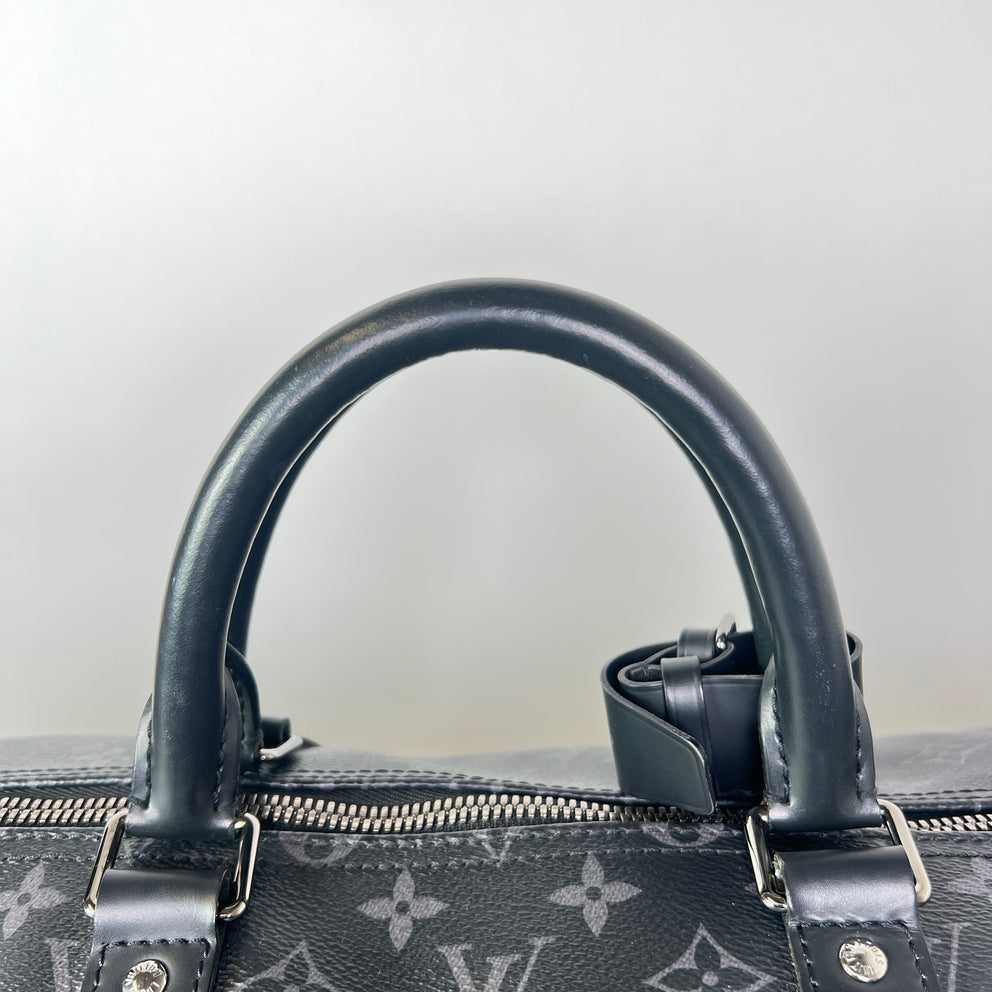 Louis Vuitton Eclipse Monogram Keepall Bandouliere 55