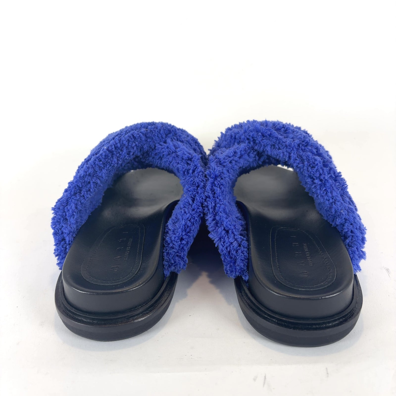 Marni Fussbet Terry Cloth Strap Sandals