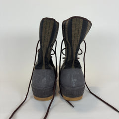 Fendi x Moonstar Pequin Striped Duck Boots