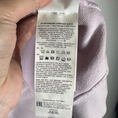 Stone Island Lavender Side Patch Hoodie Size L
