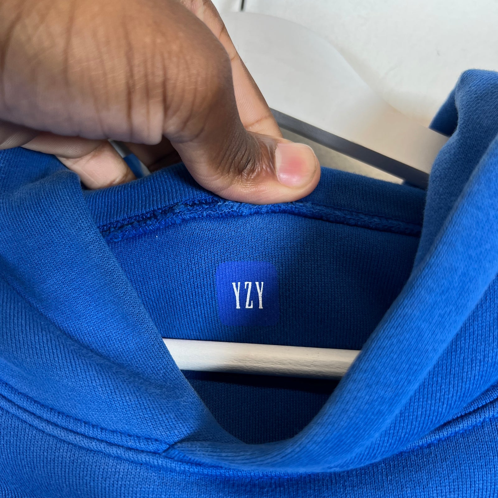 YZY Gap Blue Hoodie Size L