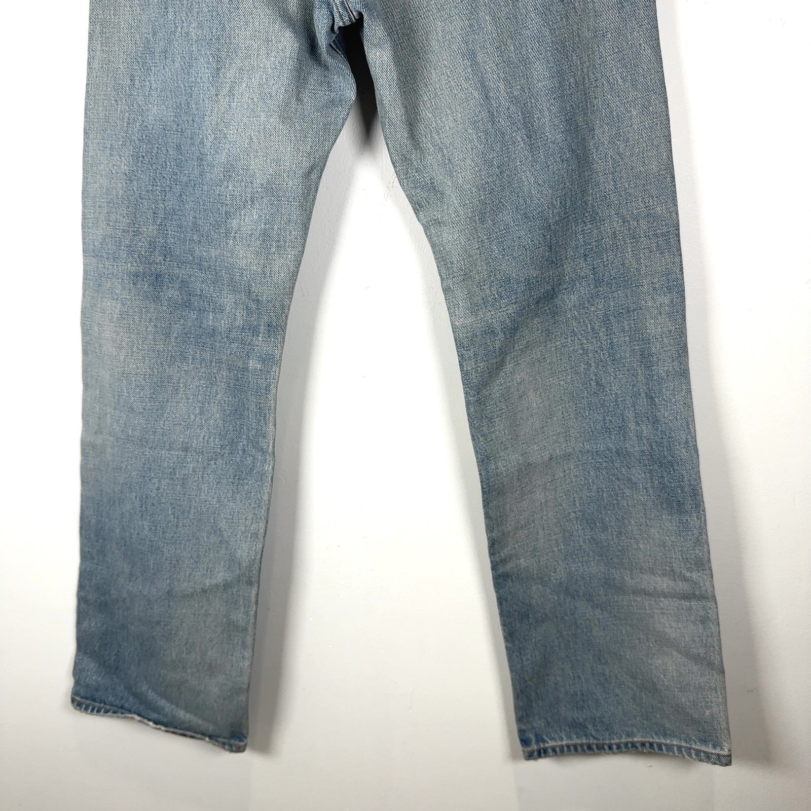 Celine Blue Kurt Destroyed Light-Wash Denim Jeans
