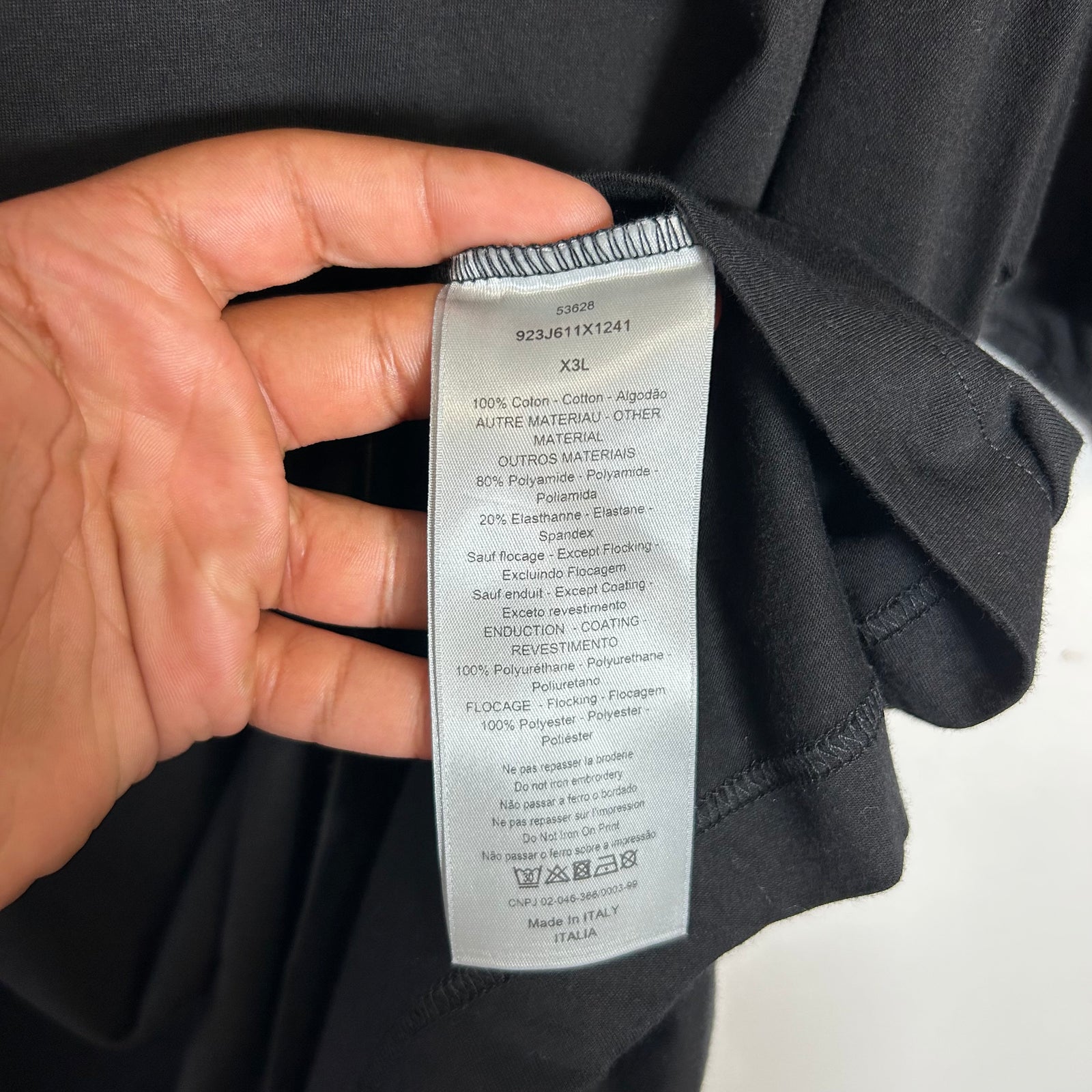 Dior x Kaws SS19 Bee Embroiderded Logo T-Shirt