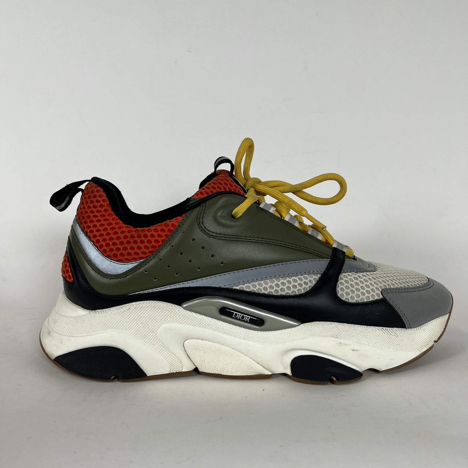 Dior B22 Orange/Green Sneaker Size 10