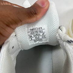 Balenciaga White Triple S Sneaker Size 42