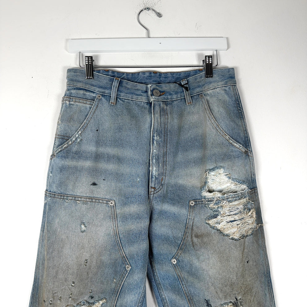 MM6 Maison Margiela Distressed Carpenter Denim Jeans