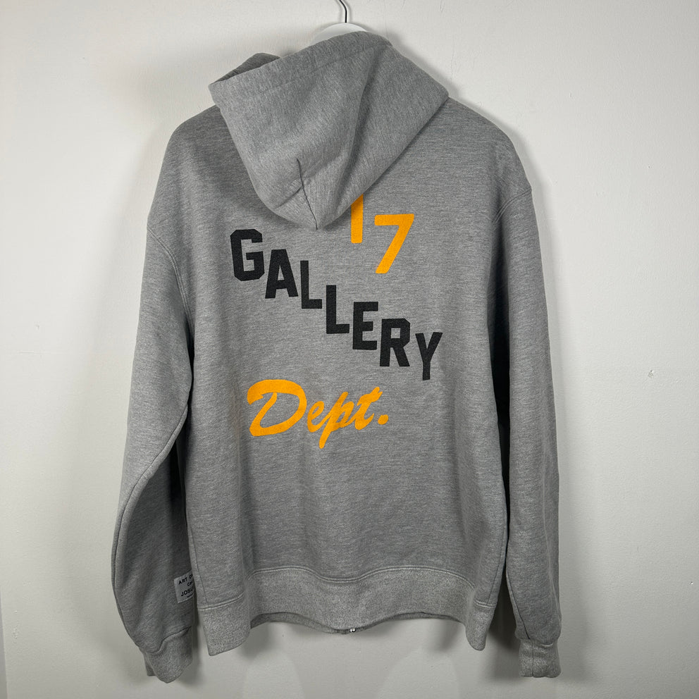 Gallery Dept. Boxing Logo Grey Zip-Up Size M
