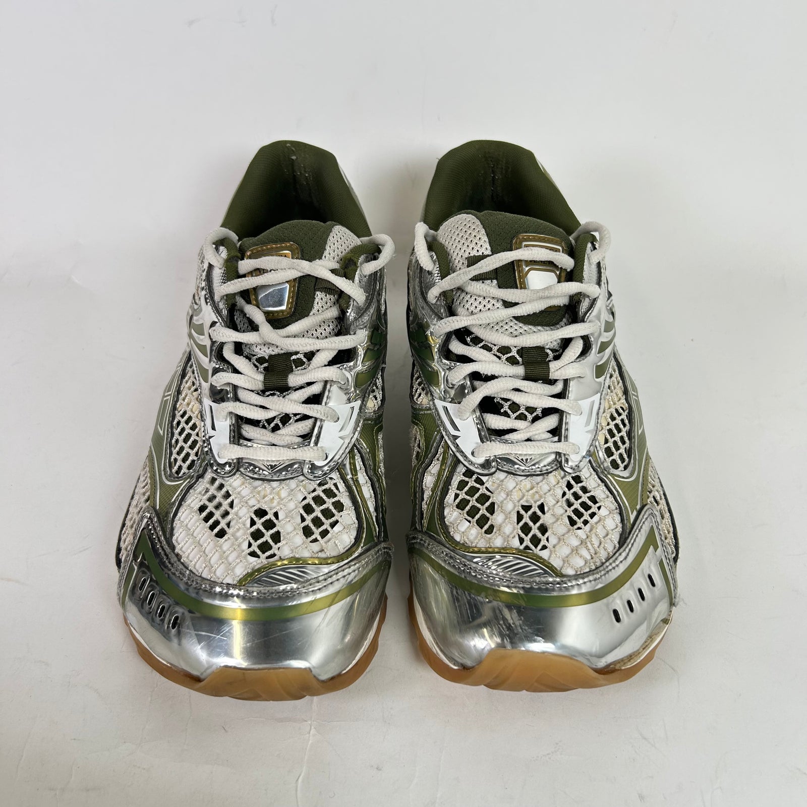 Bottega Veneta Green Mesh Orbit Sneaker