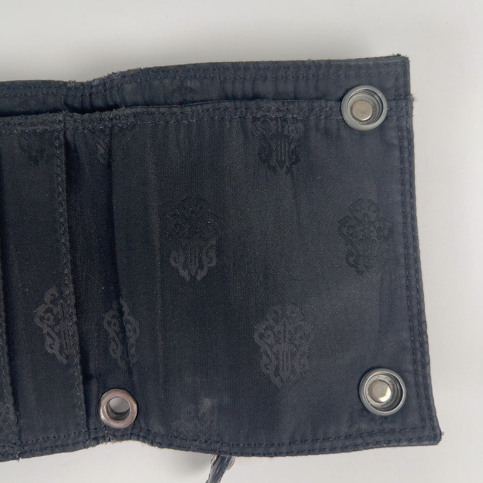 Chrome Hearts Nylon Motif Flap Wallet
