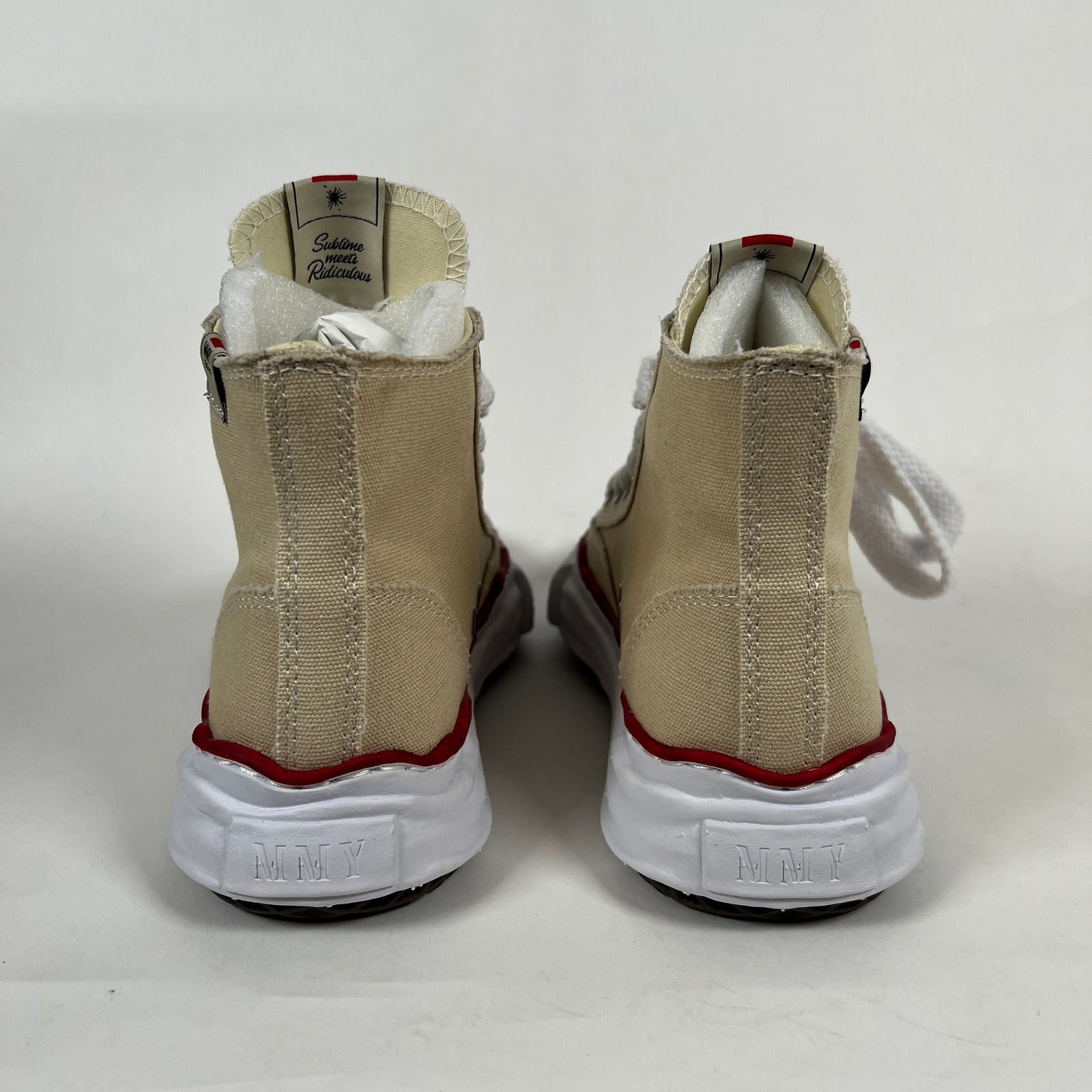 Maison Mihara MMY Beige Peterson Canvas High Tops
