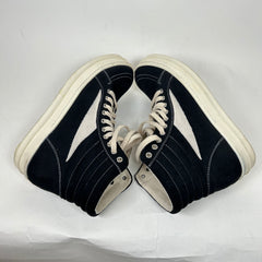 Rick Owens Drkshdw Black/Milk Vintage High Sneaker Size 41