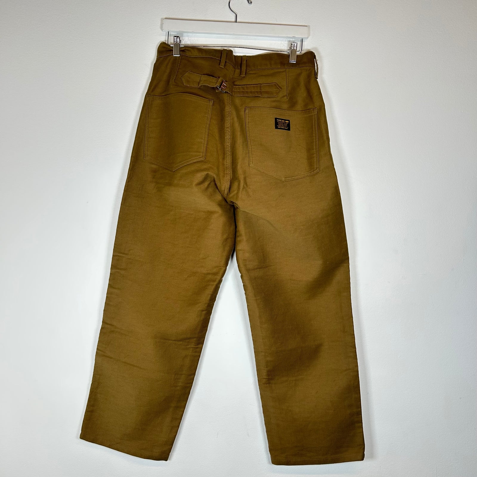 Neighborhood Taupe Corduroy Denim Size M