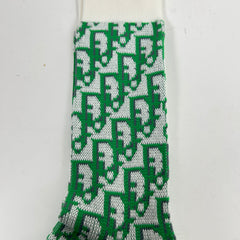 Dior Green Oblique Socks