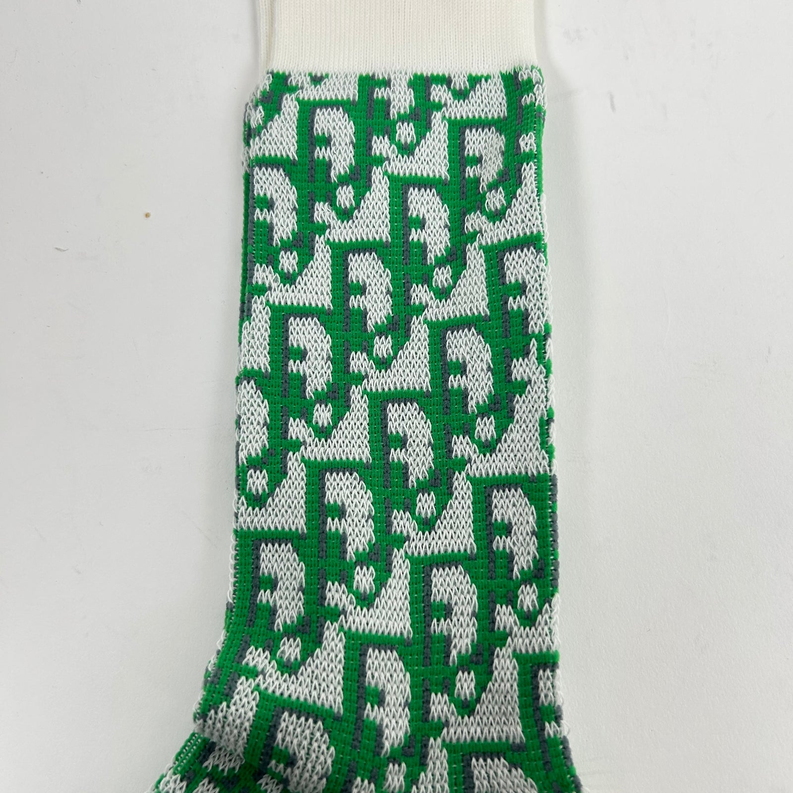 Dior Green Oblique Socks