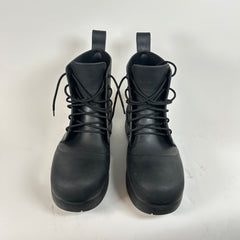 Bottega Veneta Black Lace Up Puddle Boots Size 45