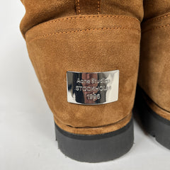 Acne Studios Brown Low Shearling Boots Size 42