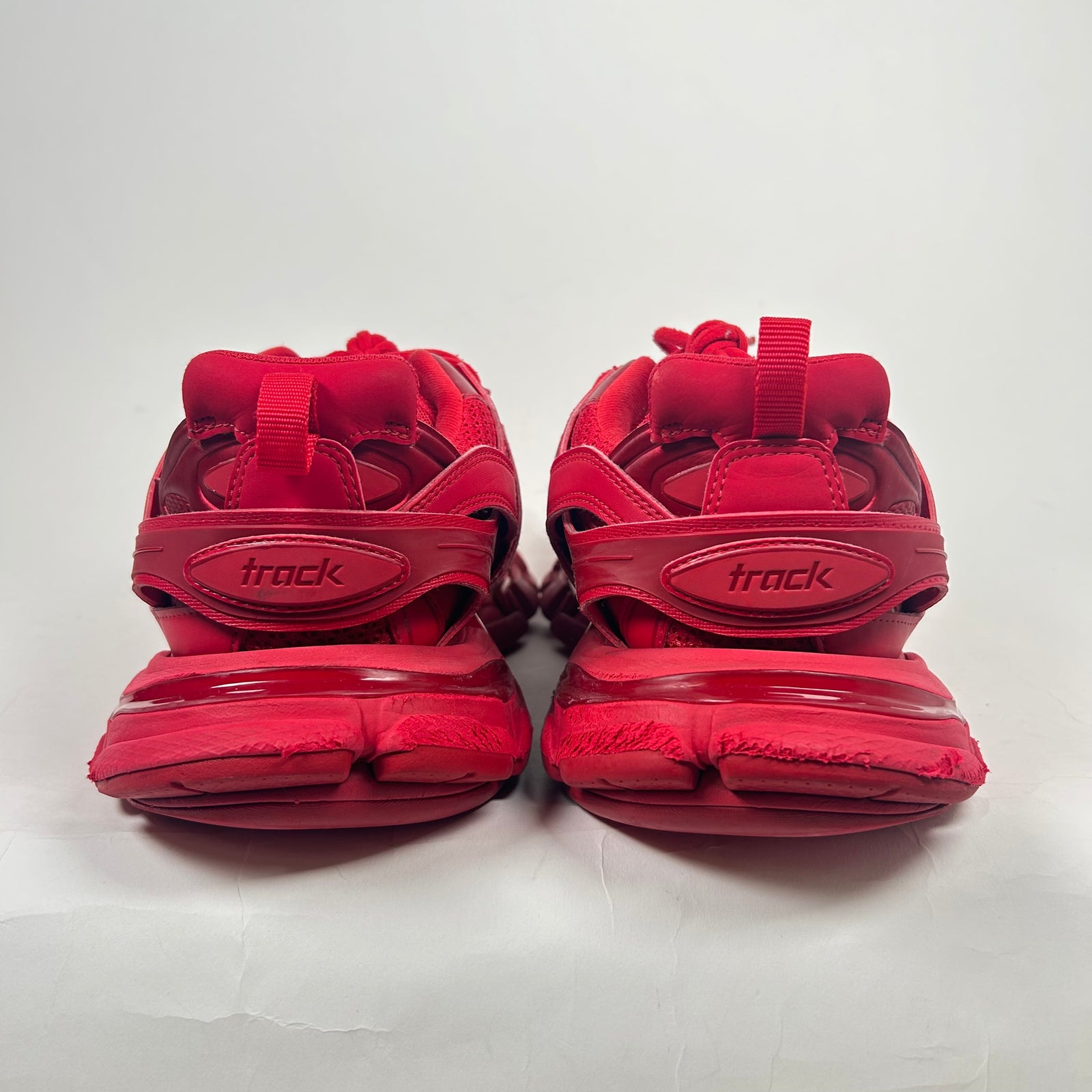 Balenciaga Red Track Sneakers Size 10