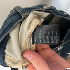 Amiri Dark Wash Indigo Distressed Jeans Size 30