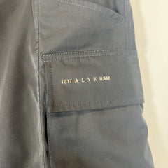 1017 Alyx Black Tactical Cargo Shorts Size 36
