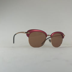 Pomellato Raspberry Wire Frame Sunglasses