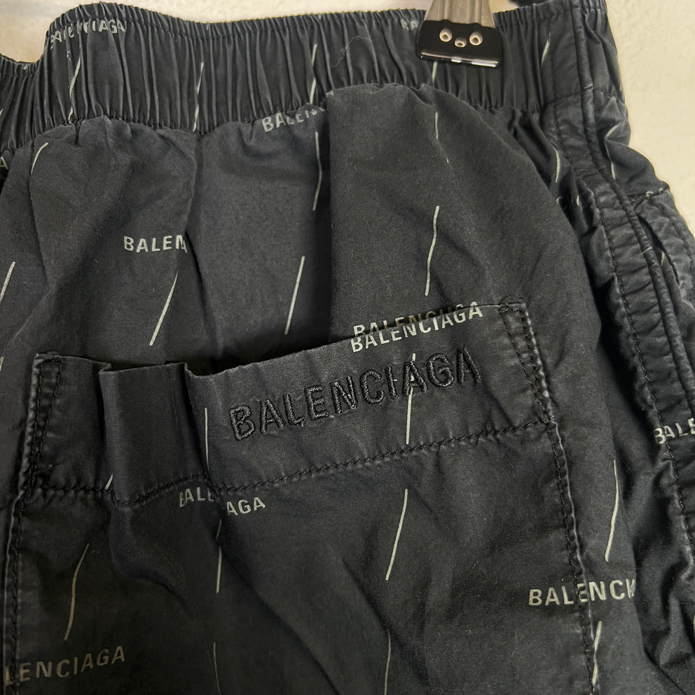 Balenciaga Bermuda Logo Shorts