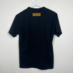 Louis Vuitton Black Cartoons Jacquard Tee Sz M