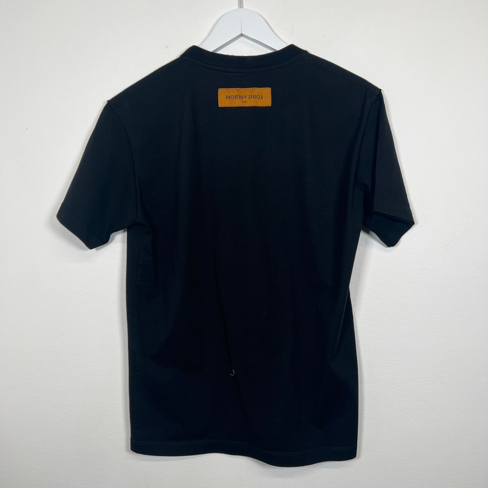 Louis Vuitton Black Cartoons Jacquard Tee Sz M