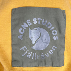 Acne Studios Yellow Pocket logo T-shirt Size L