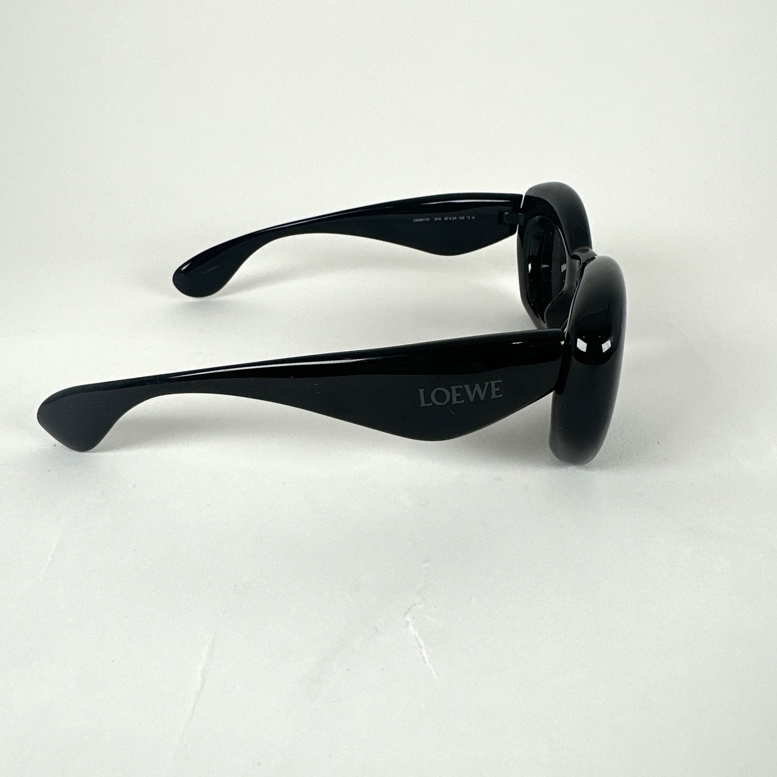 Loewe Black Inflated Cat Eye Sunglasses