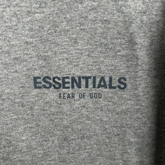 Essentials Fear Of God Grey Logo Tee Size L