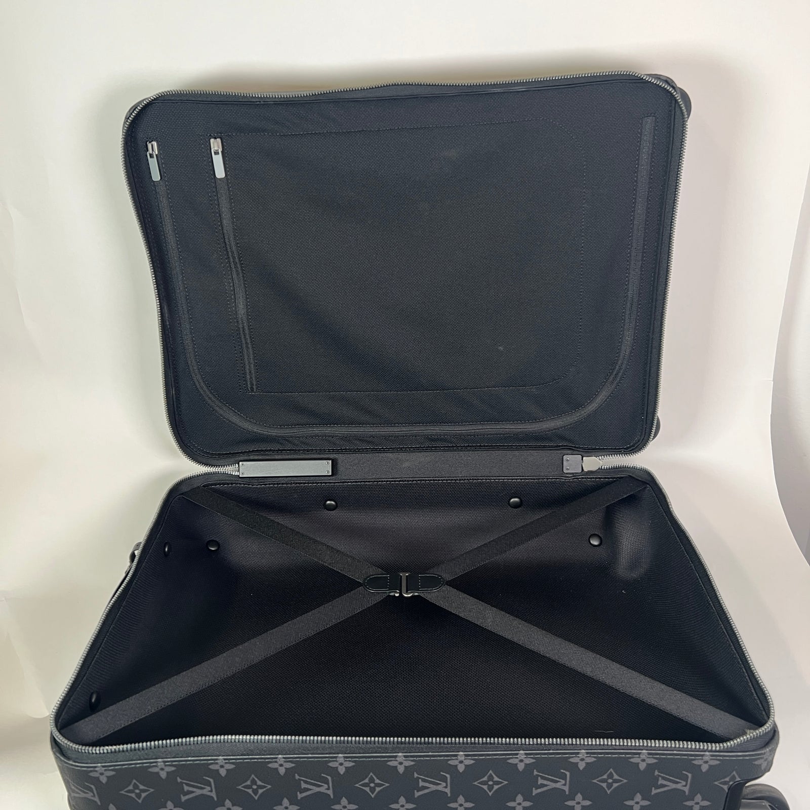 Louis Vuitton Monogram Eclipse Horizon 55 Suitcase