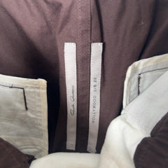Rick Owens SS26 Hollywood 'Mahogany' Double Bela Cargo Pants