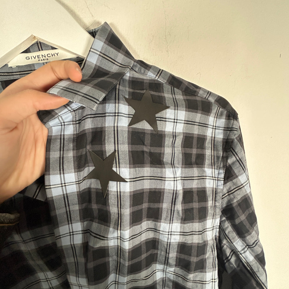 Givenchy Star Collar Button Up Shirt Size S