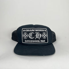 Chrome Hearts Black CH Hollywood Trucker
