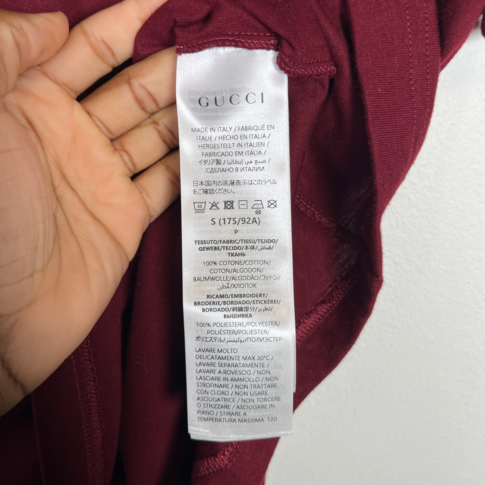 Gucci Horsebit Embroidered Web Logo T-Shirt
