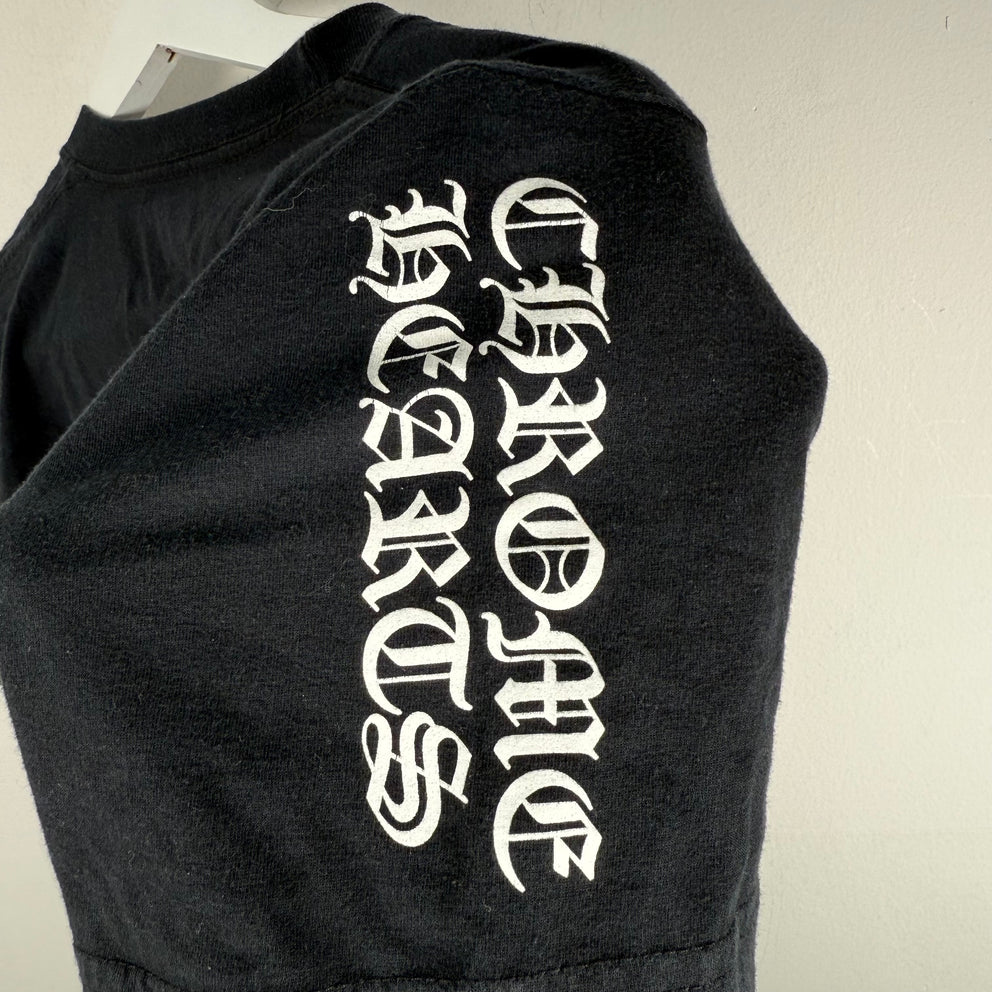 Chrome Triple Black Crosses Graphic T-Shirt Size XS