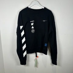 Off-White Stencil Sleeves Crewneck Size S