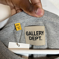 Gallery Dept. Gray Logo Longsleeve Shirt Size XXL