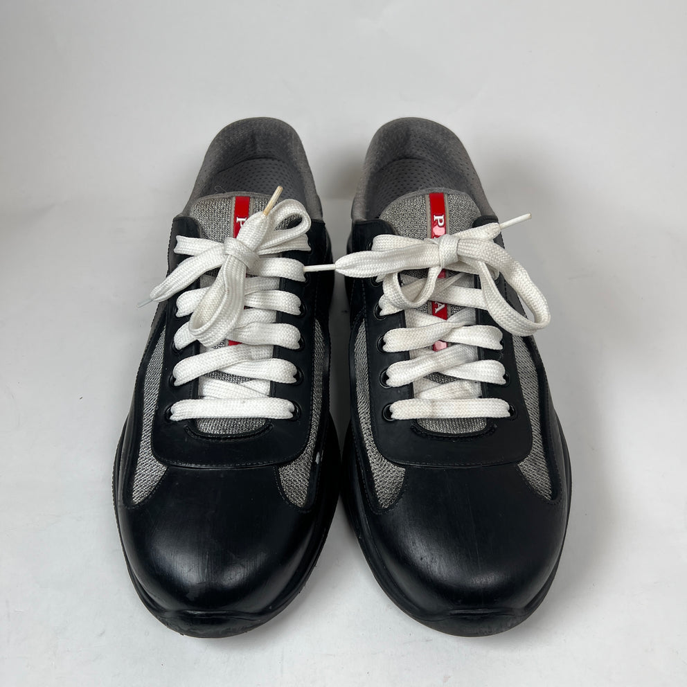 Prada Black Rubber America Cups Size 42