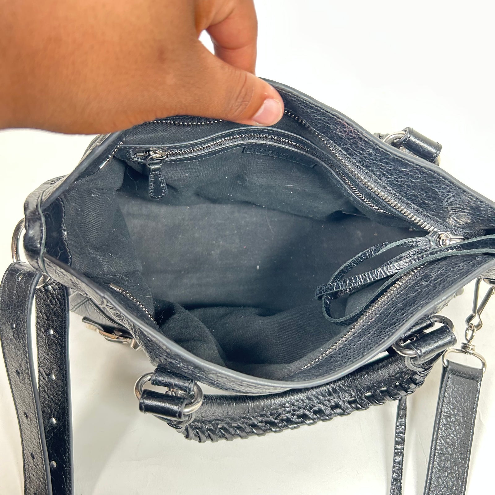 Balenciaga Black Le City Leather Bag